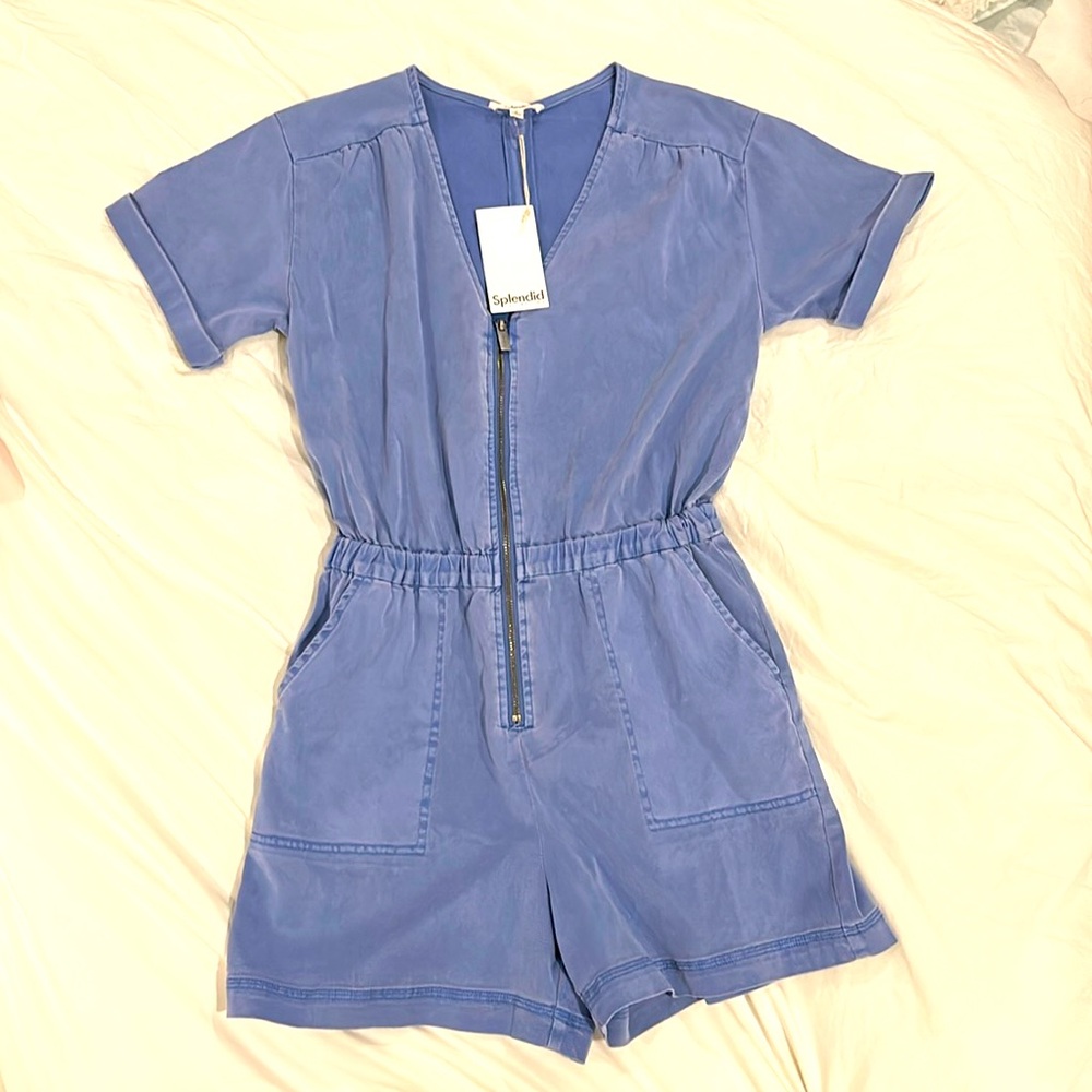 Splendid blue romper. NWT
